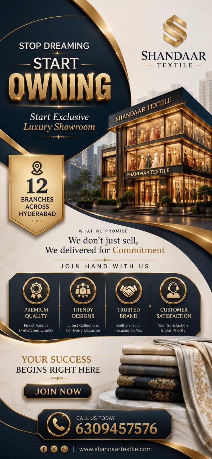 Shandaar Textile showroom — Start Owning